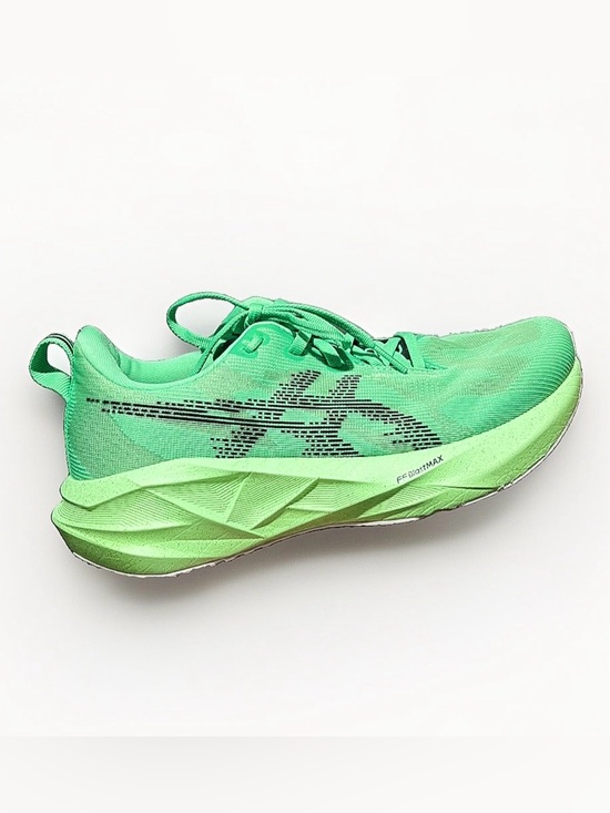 Asics Shoes - ASICS Novablast 5 Running Shoes Womens 8.5 Green Cushioned Sneakers Athletic